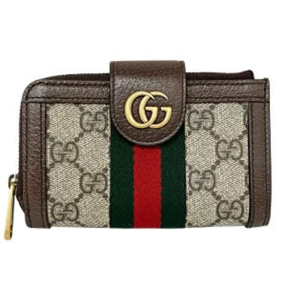 Gucci Ophidia bi fold wallet canvas leather